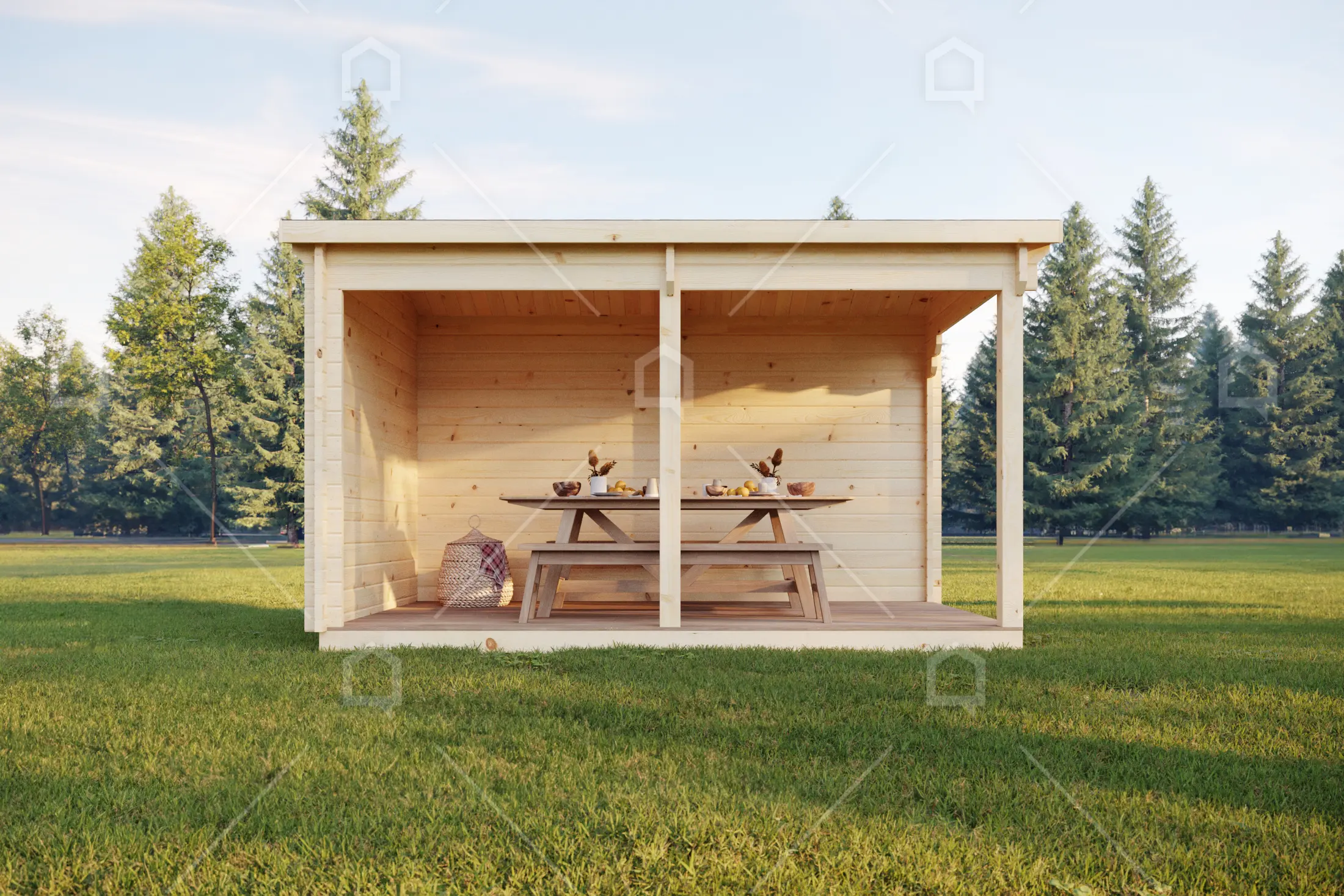 gartenpavillon holz